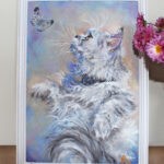 Портрет кота в авторской раме