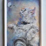 Портрет кота в авторской раме фото 2